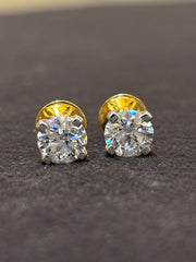 Velvet Oath 1ct Lab Diamond Earring | GEMSURE