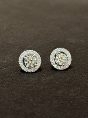 Silent Bloom 1ct Lab Diamond Earring | GEMSURE
