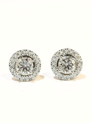 Silent Bloom 1ct Lab Diamond Earring | GEMSURE