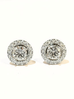 Silent Bloom 1ct Lab Diamond Earring | GEMSURE
