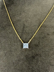 True Bloom 1.5ct Lab Diamond Pendant | GEMSURE