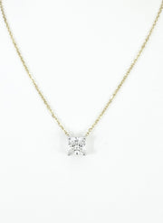 True Bloom 1.5ct Lab Diamond Pendant | GEMSURE