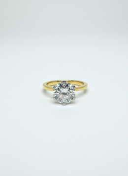 Sacred Bloom 2ct Lab Diamond Ring | GEMSURE