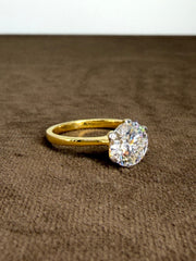Sacred Bloom 2ct Lab Diamond Ring | GEMSURE