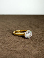 Sacred Bloom 2ct Lab Diamond Ring | GEMSURE