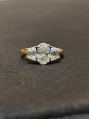 Amber Horizon 1.5ct Lab Diamond Ring | GEMSURE