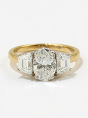 Amber Horizon 1.5ct Lab Diamond Ring | GEMSURE