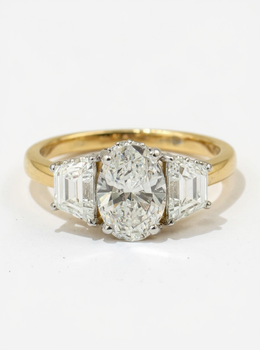 Amber Horizon 1.5ct Lab Diamond Ring | GEMSURE