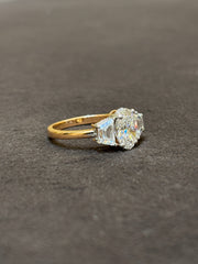 Amber Horizon 1.5ct Lab Diamond Ring | GEMSURE