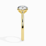 3ct Round Lab Diamond Willa Solitaire Ring | GEMSURE