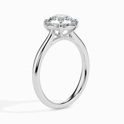 3ct Round Lab Diamond Willa Solitaire Ring | GEMSURE