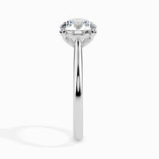 3ct Round Lab Diamond Willa Solitaire Ring | GEMSURE