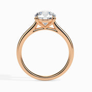 3ct Round Lab Diamond Willa Solitaire Ring | GEMSURE