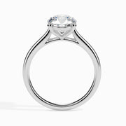 3ct Round Lab Diamond Willa Solitaire Ring | GEMSURE