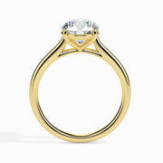 3ct Round Lab Diamond Willa Solitaire Ring | GEMSURE