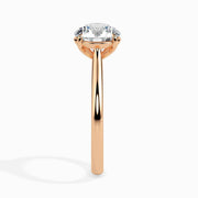 3ct Round Lab Diamond Willa Solitaire Ring | GEMSURE