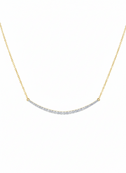 Lyvexia Lab Grown Diamond Necklace in 18kt Gold Vermeil | GEMSURE