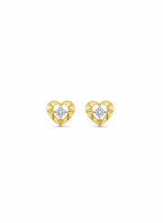 Avythera Lab Grown Diamond Earring in 18kt Gold Vermeil | GEMSURE