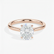 Khushoka Pitara – Oval Cut Diamond Set | GEMSURE