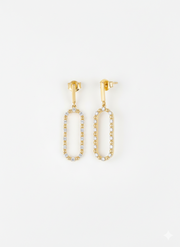 Zyphion Lab Grown Diamond Earring in 18kt Gold Vermeil | GEMSURE