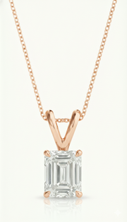 Khushoka Pitara – Emerald Cut Diamond Set | GEMSURE