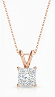 Khushoka Pitara – Princess Cut Diamond Set | GEMSURE