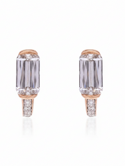 Caelis Edge Lab Diamond Earring | GEMSURE
