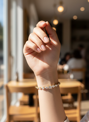 Radiant Bloom Lab Diamond Bracelet | GEMSURE