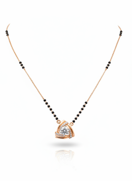 Serene Horizon Lab Diamond Mangalsutra | GEMSURE