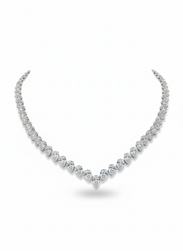 Twilight Shimmer Lab Diamond Necklace | GEMSURE
