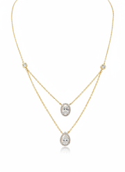 Serene Horizon Lab Diamond Necklace | GEMSURE