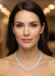 Twilight Shimmer Lab Diamond Necklace | GEMSURE