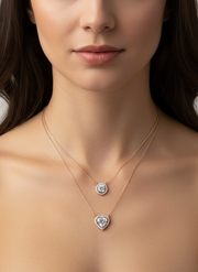Pure Mirage Lab Diamond Necklace | GEMSURE