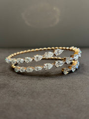 Pear Vine Lab Diamond Bracelet | GEMSURE