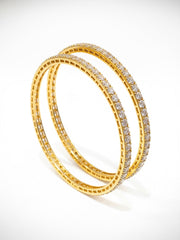Eternity Lab Diamond Bangle - Graceful Sparkle | GEMSURE