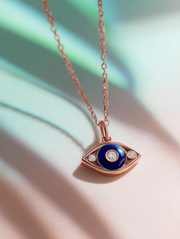 Eternal Watch Lab Diamond Evil Eye Pendant | GEMSURE