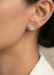Radiant Crest 1ct Lab Diamond Earring | GEMSURE