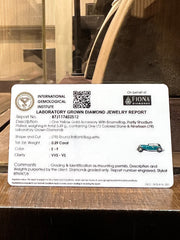 Regent Classic Car Lab Diamond Brooch | GEMSURE