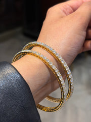 Eternity Lab Diamond Bangle - Graceful Sparkle | GEMSURE