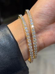 Eternity Lab Diamond Bangle - Graceful Sparkle | GEMSURE