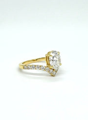 Dazzling Bliss Lab Diamond Ring | GEMSURE