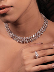 Sparkling Charm Lab Diamond Necklace | GEMSURE