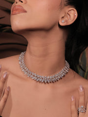 Sparkling Charm Lab Diamond Necklace | GEMSURE