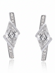 Alvion Curve Lab Diamond Earring | GEMSURE