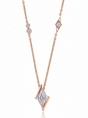 Velorin Pair Lab Diamond Pendant | GEMSURE