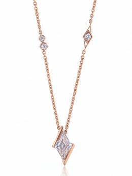 Velorin Pair Lab Diamond Pendant | GEMSURE
