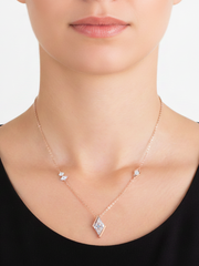 Velorin Pair Lab Diamond Pendant | GEMSURE