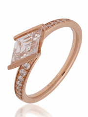 Selune Line Lab Diamond Ring | GEMSURE