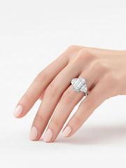 Corixa Fold Lab Diamond Ring | GEMSURE
