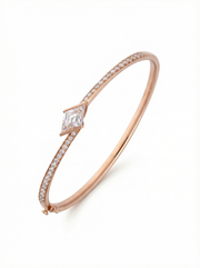 Zivora Curve Lab Diamond Bracelet | GEMSURE